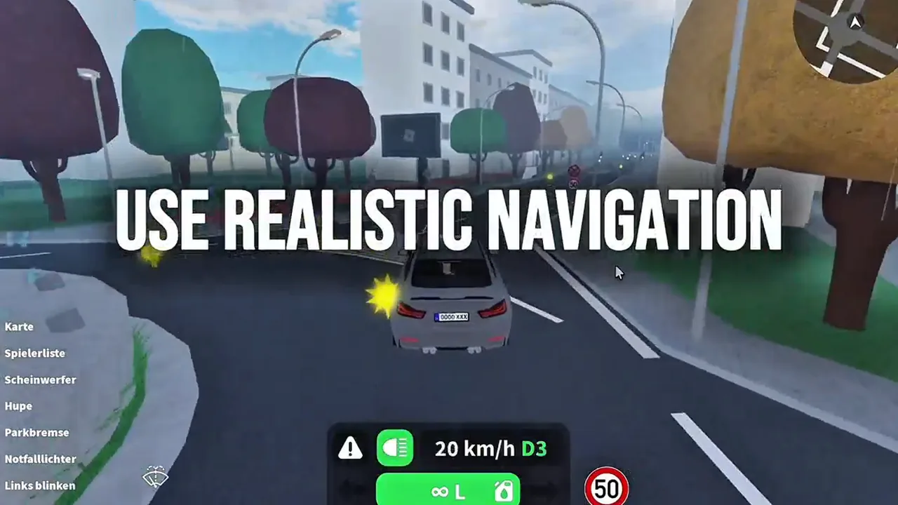 Navigation während der Fahrt