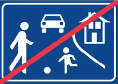 Koniec strefy zamieszkania