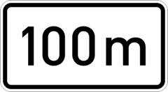Distance – Panneaux de signalisation