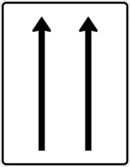 Carriles – Señales de tráfico