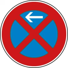 Prohibido parar – inicio – Señales de tráfico