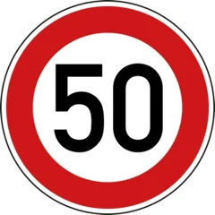 Ograniczenie prędkości 50