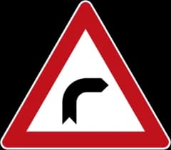 Right Curve – Traffic signs