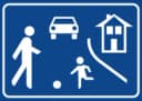 Traffic-calmed Area